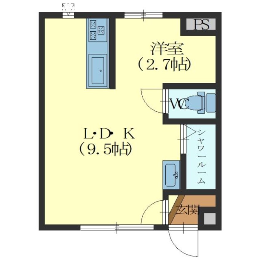 間取図 エスポワフチュールⅢ