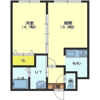 間取図 アンビション白鳥グランアージュ