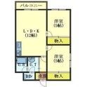 フロムKの間取図