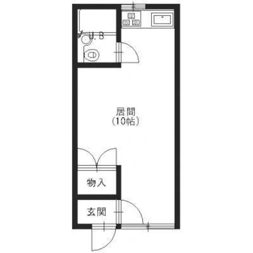 間取図 コーポ美静