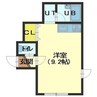 コーポメイプル 1Rの間取り