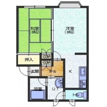 間取図 マンションサンシティⅡ