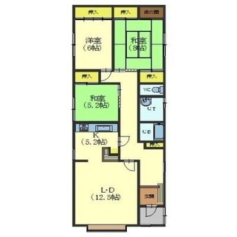 間取図 高盛町14番2階