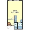 コーポみらい 1Rの間取り