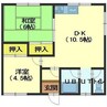 マイハイツ 2LDKの間取り