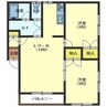 コーポヒカリA 2LDKの間取り