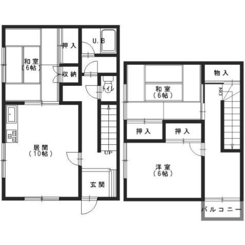 間取図 郭ロード