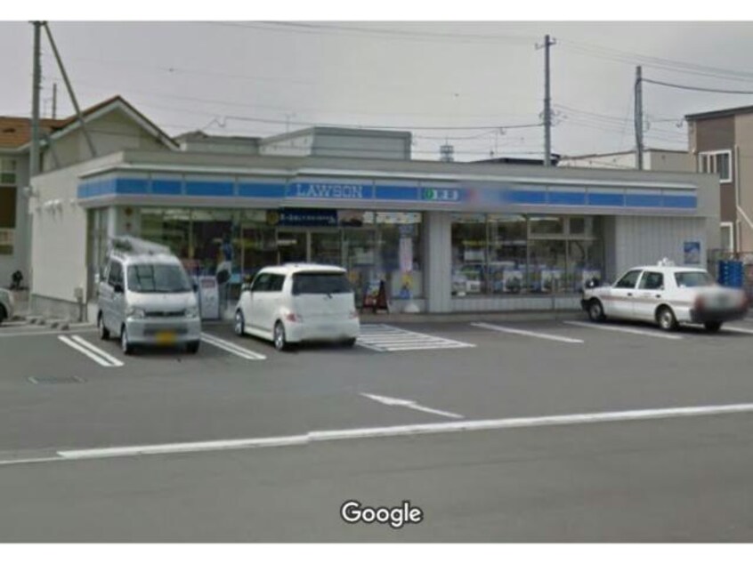ローソン函館大川町店(コンビニ)まで344m ウッディハウスKAMEDA A