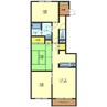マンション北斗富岡Ⅱ 3LDKの間取り