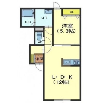 間取図 ラトゥール桔梗