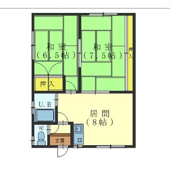 間取図 金沢アパート