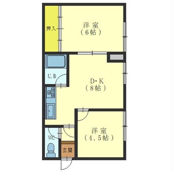 間取図 平野マンション