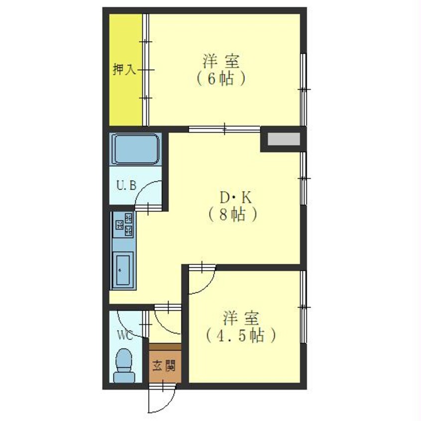 間取図 平野マンション