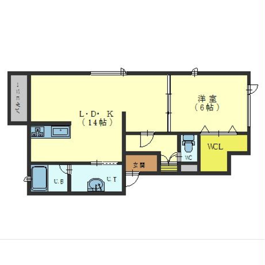 間取図 MAISON DE HAKODATE