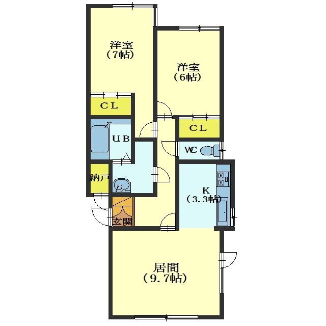 間取り図 ハイツピレニー