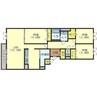リアライズ松陰Ⅵ 3LDKの間取り