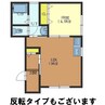 リヴェール弐番館 1LDKの間取り