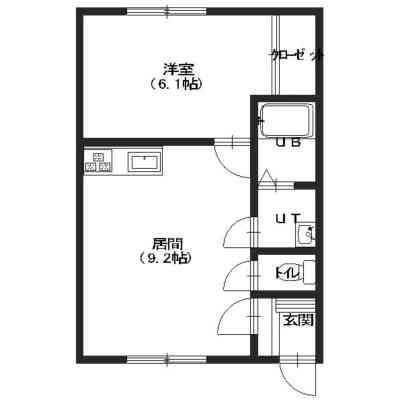 間取り図 コーポ岡村