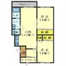 マイライフ日吉A 2LDKの間取り