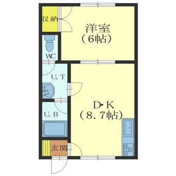 間取図 メイプルハイム白鳥