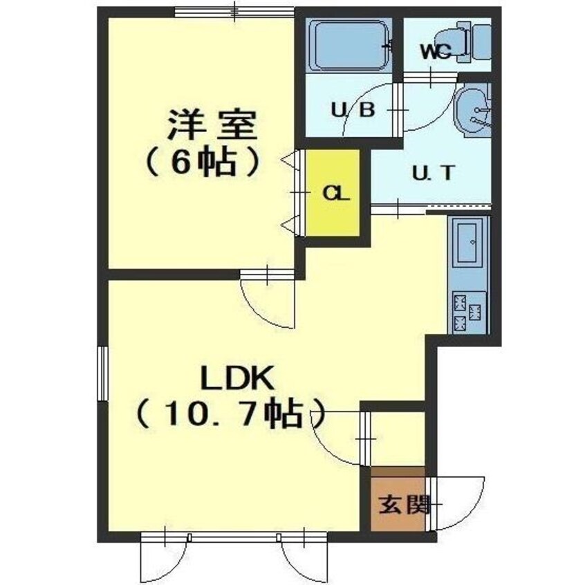 間取図 ピュアコートⅢ