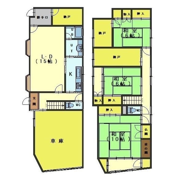 間取り図 中島廉売戸建