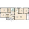 リアライズ松陰Ⅲ 4LDKの間取り