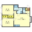 コーポVⅢの間取図