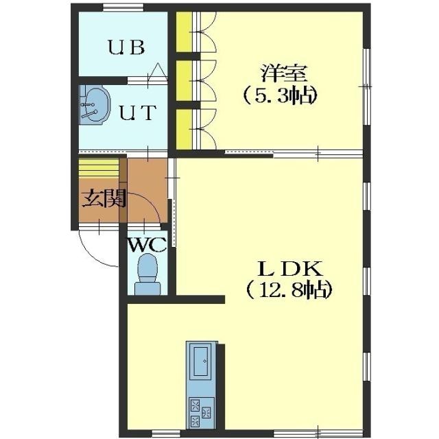 間取り図 エコーマンションNo.6