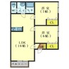 SUN CASA 2LDKの間取り