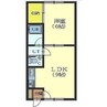 パステルコートミナト 1LDKの間取り