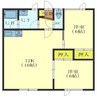 アル東浜 2LDKの間取り
