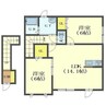 Maison de M 2LDKの間取り