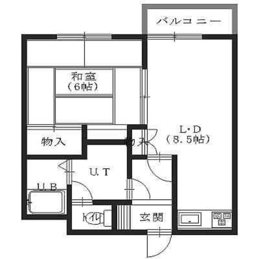 間取図 とちぎマンション