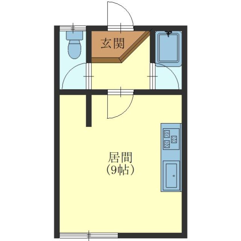 間取図 コーポたつみ