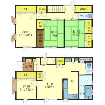 間取図 千代台町8-4戸建