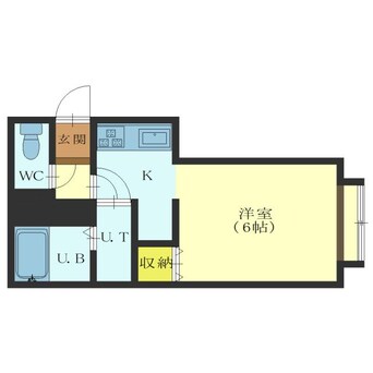 間取図 クラージュ人見