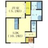 Avenue千歳 1LDKの間取り