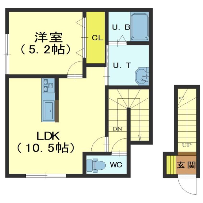 間取図 Avenue千歳