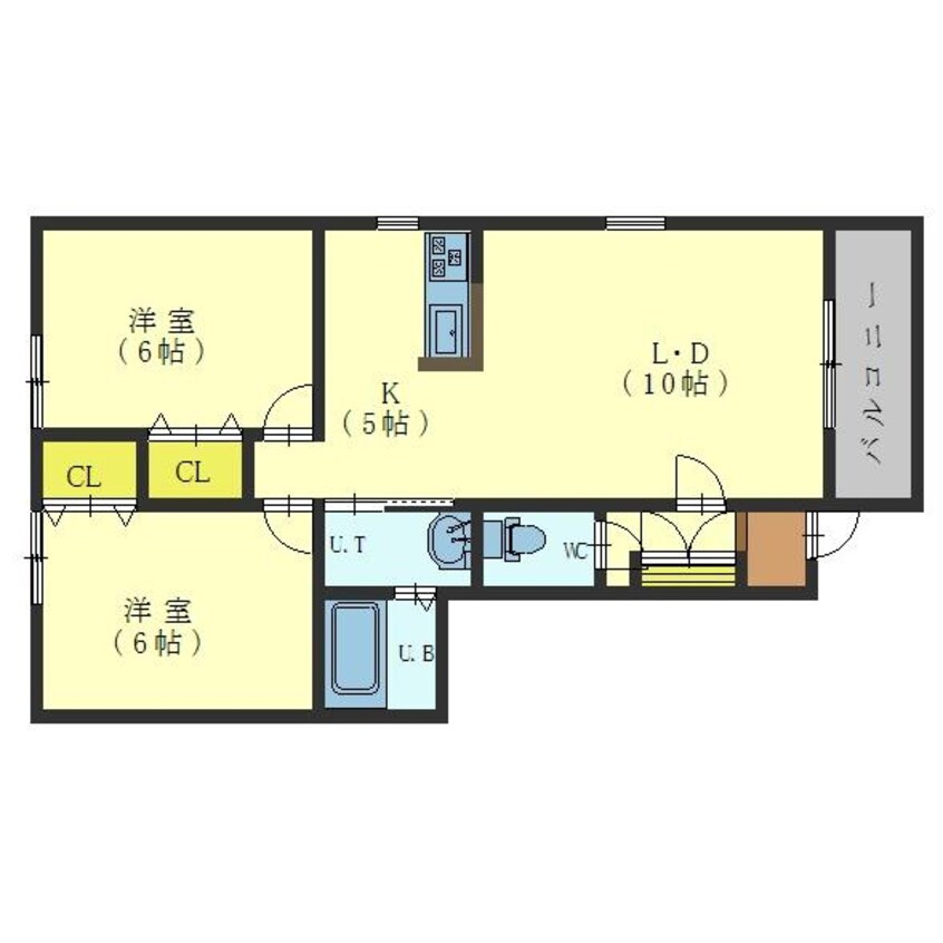 間取図 コーポ柏木