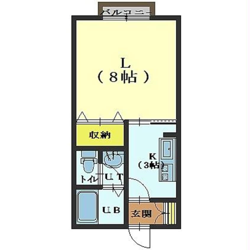 間取図 ソレイユSⅠ