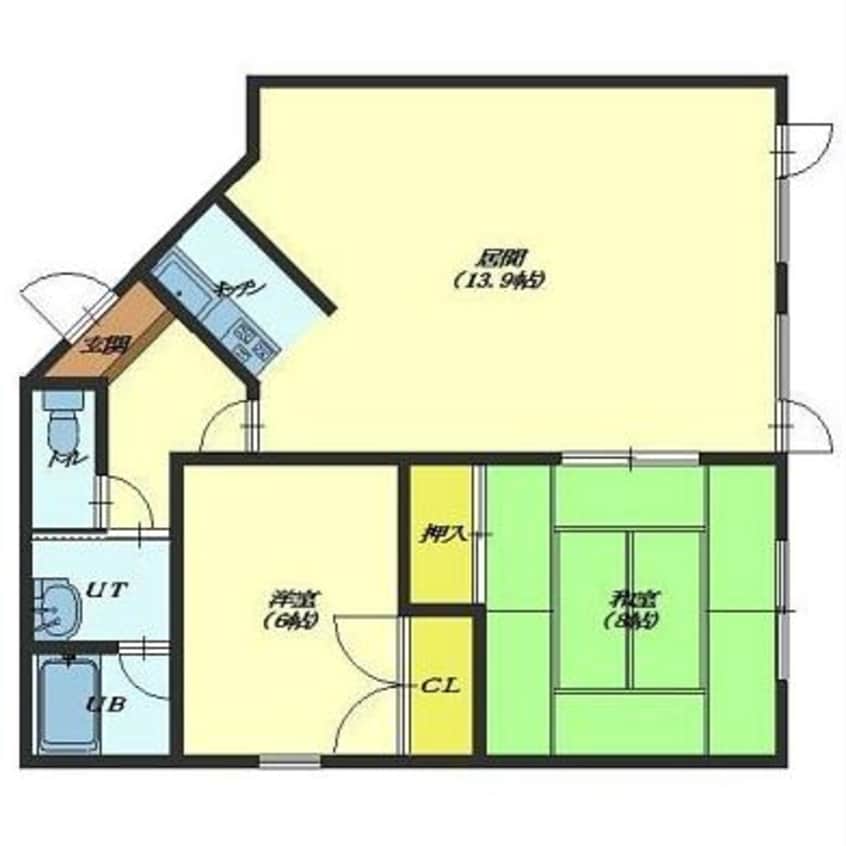 間取図 RESIDENTIAL OF CUBIC