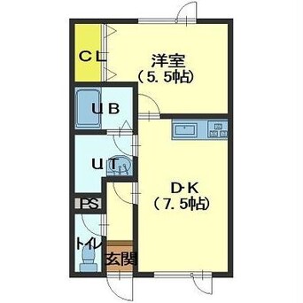 間取図 エクレールⅠ