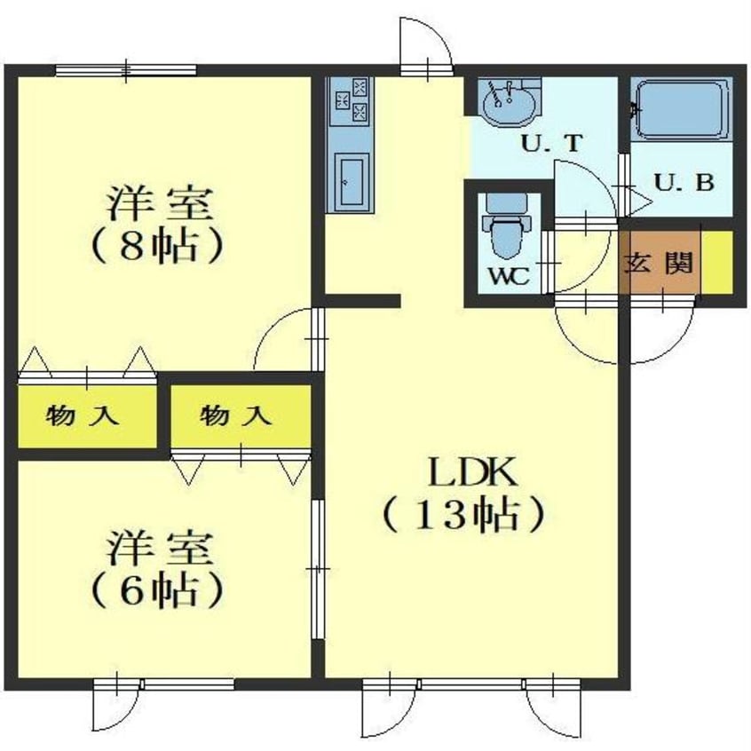 間取図 ハウスコンフォートC