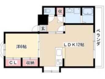 間取図 名古屋市営地下鉄東山線/中村公園駅 バス10分東條下車:停歩2分 3階 築38年