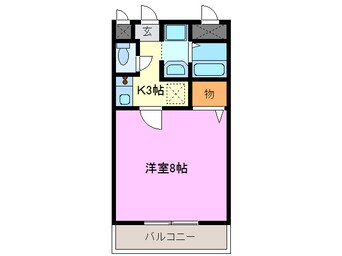 間取図 名鉄津島線･尾西線（須ケ口-弥富）/甚目寺駅 徒歩3分 1階 築24年