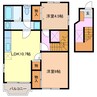 名鉄津島線･尾西線（須ケ口-弥富）/甚目寺駅 徒歩11分 2階 築24年 2LDKの間取り