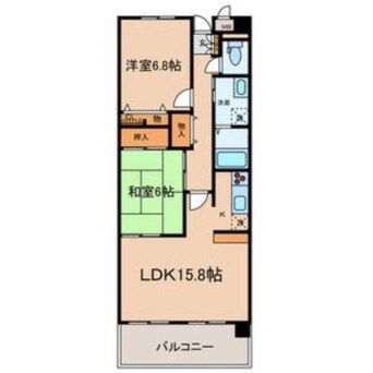 間取図 名鉄津島線･尾西線（須ケ口-弥富）/日比野駅 徒歩12分 2階 築23年