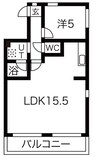 名古屋市営地下鉄東山線/中村公園駅 バス:13分:停歩17分 1階 築38年 1LDKの間取り