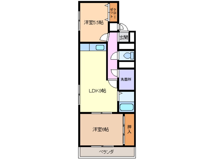 間取図 名鉄津島線･尾西線（須ケ口-弥富）/木田駅 徒歩7分 1階 築32年